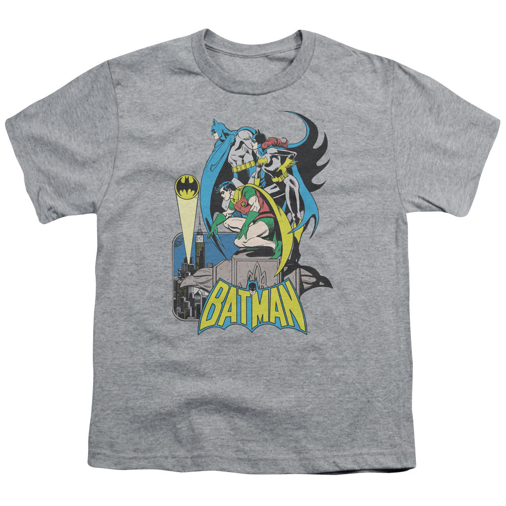 Dc Batman Heroic Trio Licensed Kid's T-Shirt (Ages 4-7) XS-XL