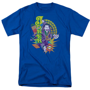 AN OFFCIALLY LICENSED DC RAW DEAL MEN'S REGULAR FIT T-SHIRT ROYAL