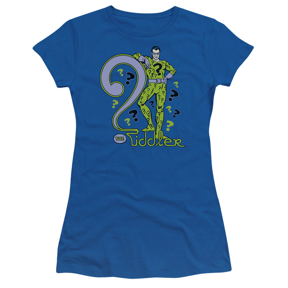 DC The Riddler Licensed Women's T-Shirt Juniors MD-XL