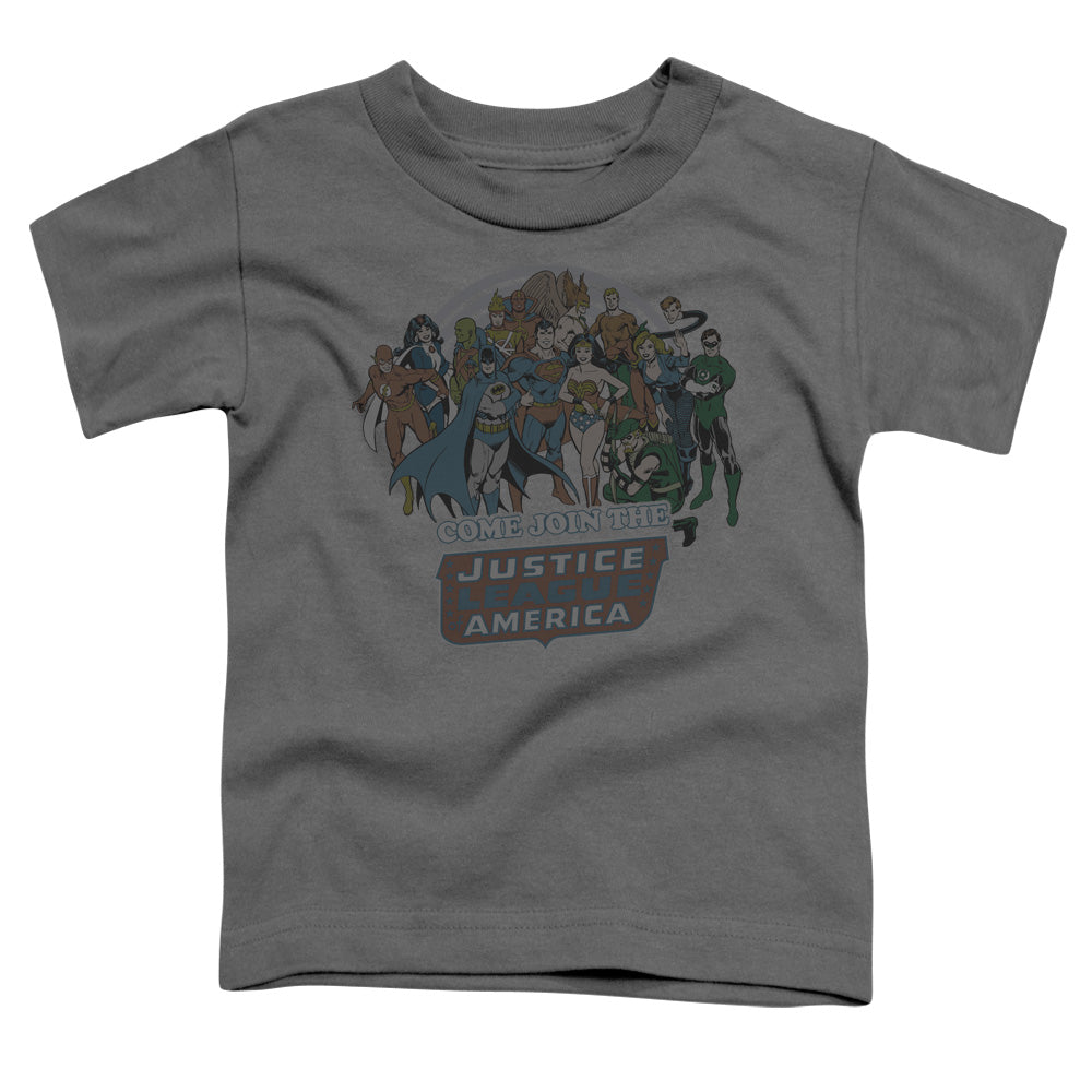 DC Join The Justice League Licensed Toddler T-Shirt SM-LG
