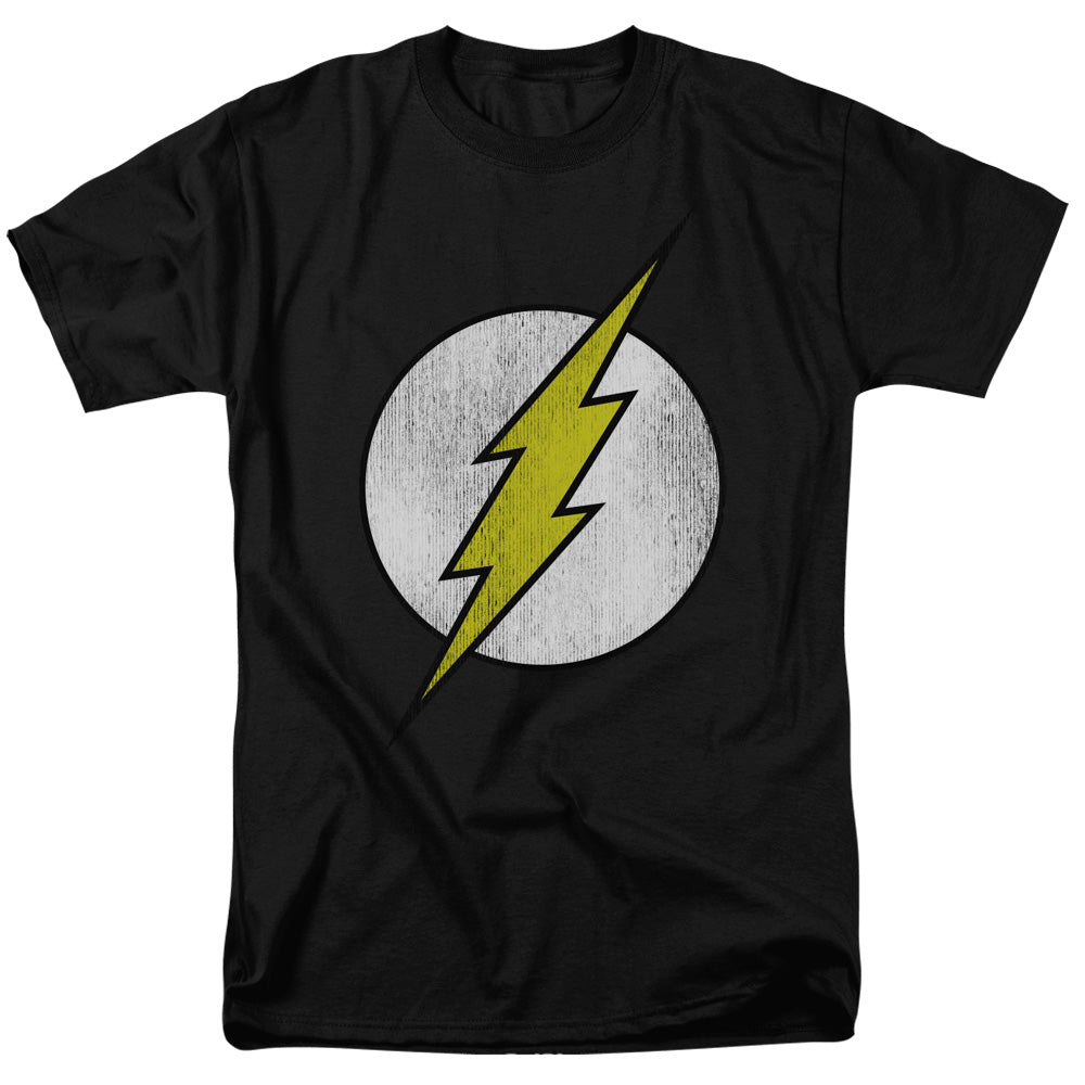 Dc Flash Flash Logo Distressed Licensed Adult Unisex T-Shirt Regular Fit Tee