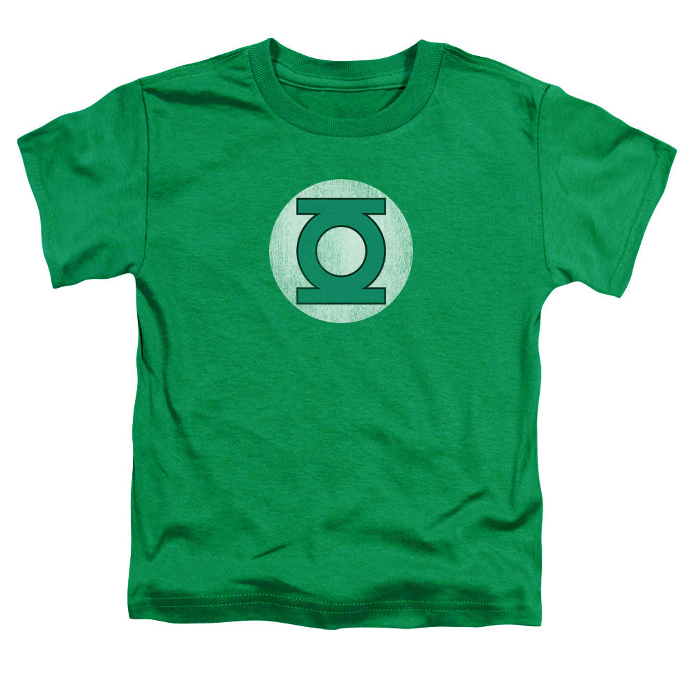 Dc Green Lantern Green Lantern Logo Distressed Licensed Toddler T-Shirt SM-LG