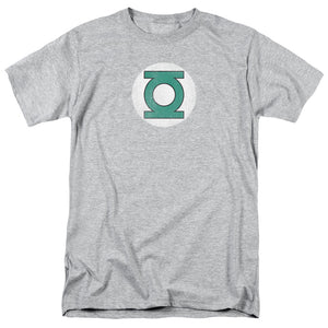 AN OFFCIALLY LICENSED DC GL LOGO DISTRESSED MEN'S REGULAR FIT T-SHIRT ATHLETIC HEATHER