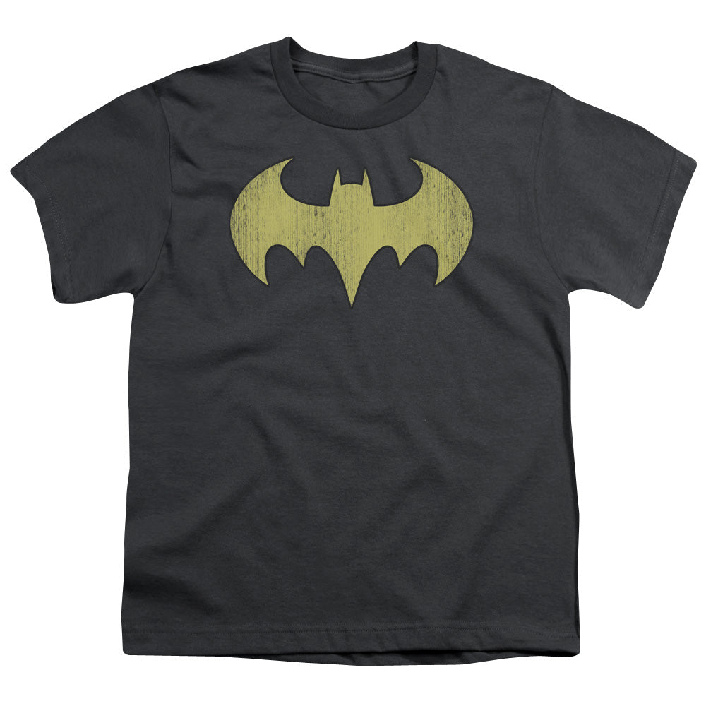DC Batgirl Logo Distressed Licensed Kid's T-Shirt (Ages 4-7) XS-XL