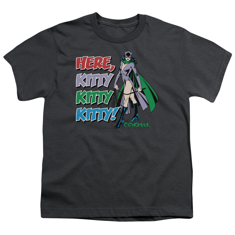 DC Here Kitty Licensed Kid's T-Shirt (Ages 4-7) XS-XL