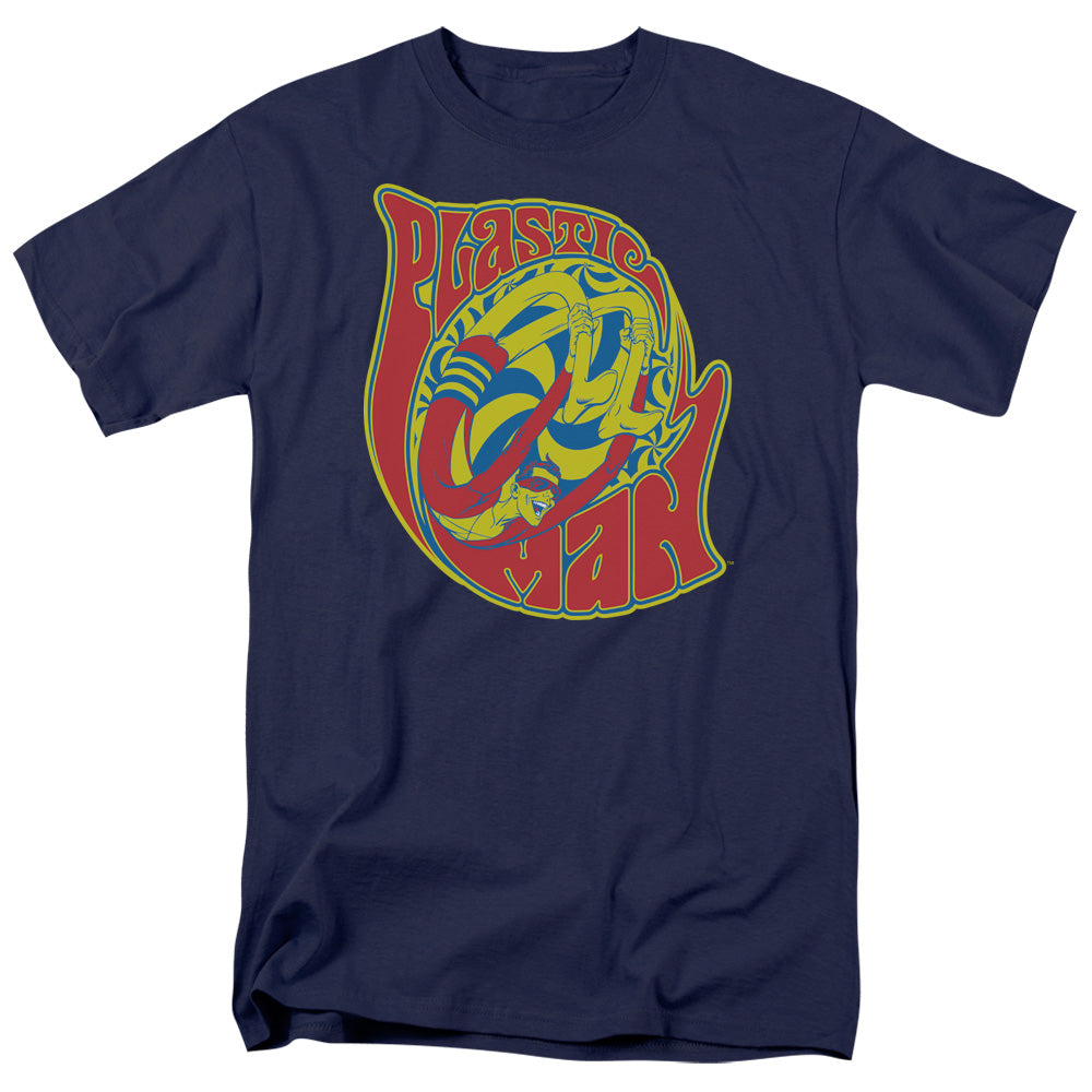 AN OFFCIALLY LICENSED DC HOW I ROLL MEN'S REGULAR FIT T-SHIRT NAVY