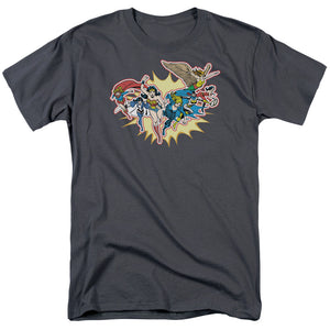 AN OFFCIALLY LICENSED DC PLEASE GET ME MEN'S REGULAR FIT T-SHIRT CHARCOAL