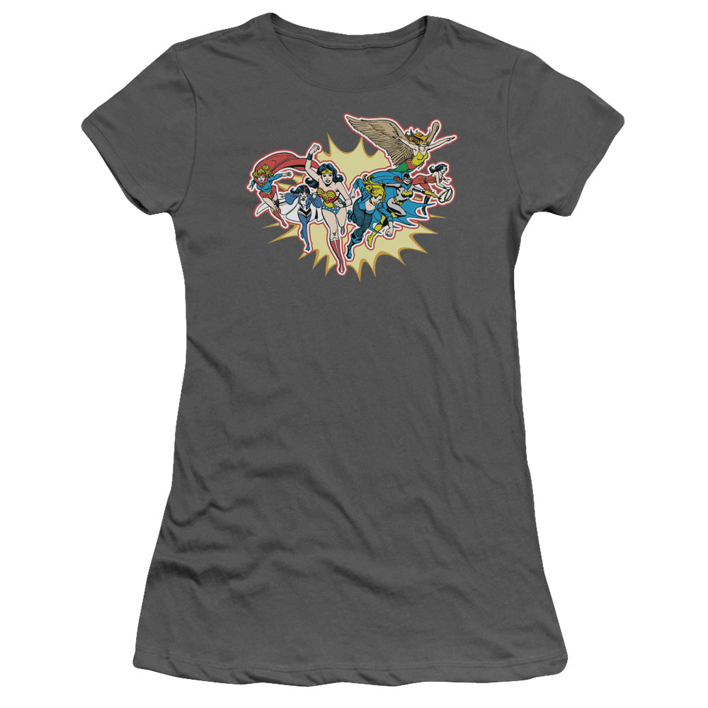 DC Please Get Me Licensed Women's T-Shirt Juniors SM-XL
