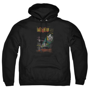 AN OFFCIALLY LICENSED DC WRONG SIGNAL ADULT UNISEX PULLOVER HOODIE BLACK