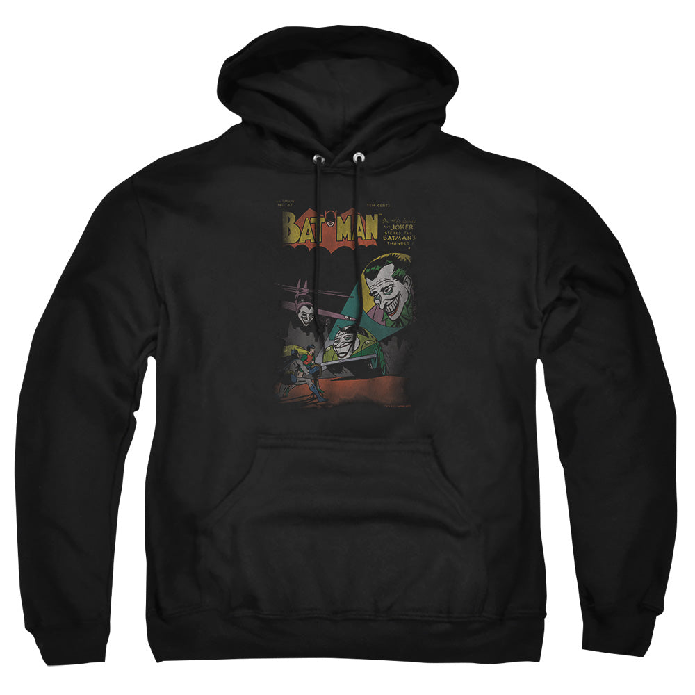 AN OFFCIALLY LICENSED DC WRONG SIGNAL ADULT UNISEX PULLOVER HOODIE BLACK