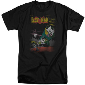 AN OFFCIALLY LICENSED DC WRONG SIGNAL MEN'S TALL FIT T-SHIRT BLACK