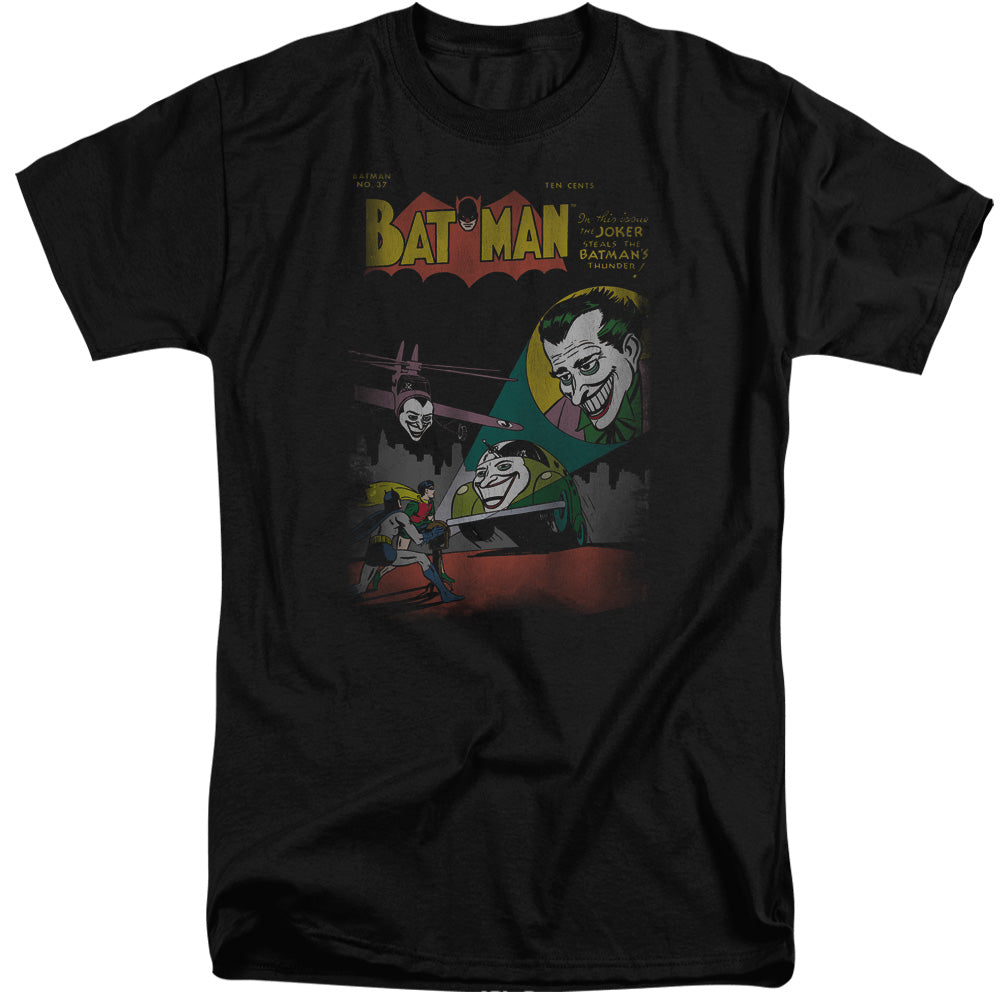 AN OFFCIALLY LICENSED DC WRONG SIGNAL MEN'S TALL FIT T-SHIRT BLACK