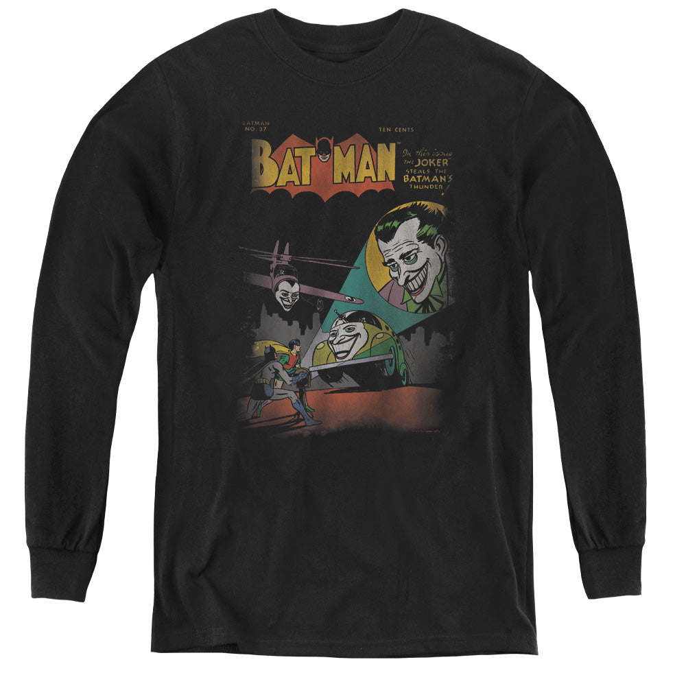 AN OFFCIALLY LICENSED DC WRONG SIGNAL YOUTH LONG SLEEVE T-SHIRT BLACK