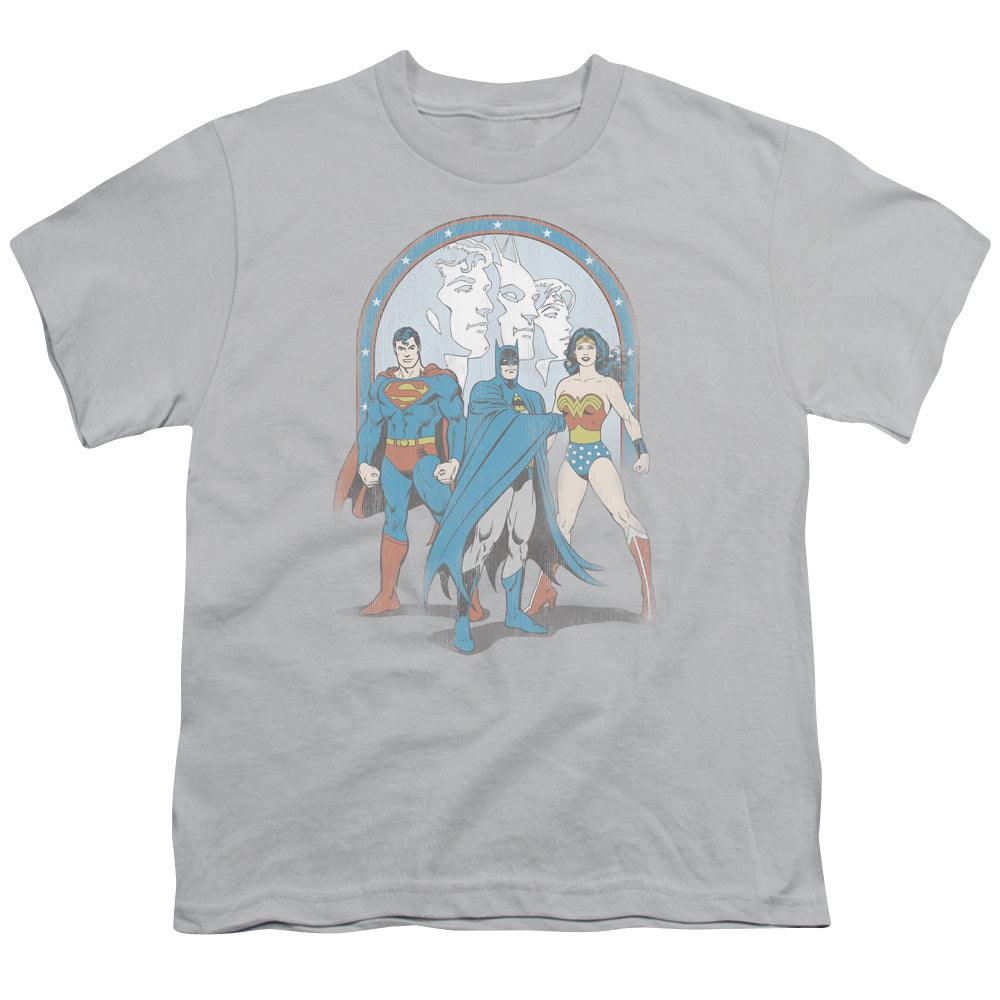 DC Trinity Licensed Kid's T-Shirt (Ages 4-7) XL