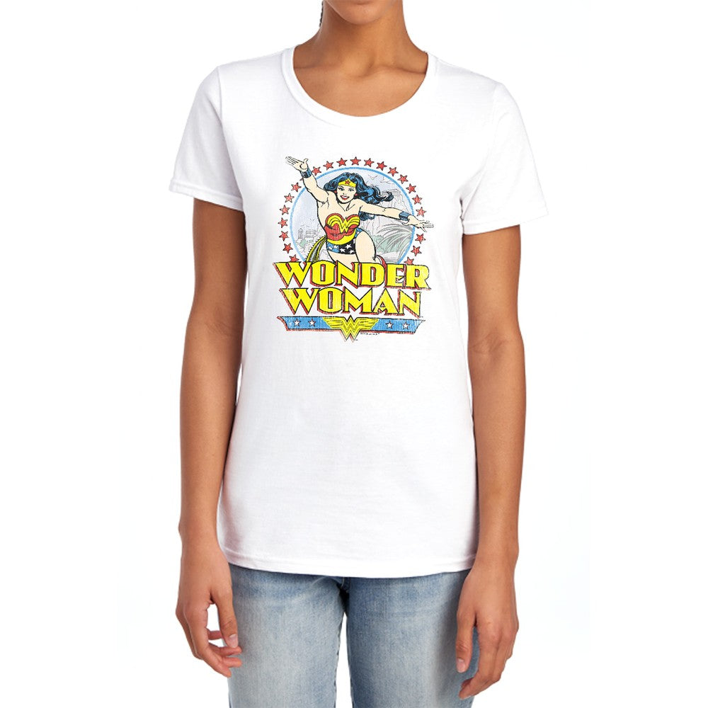 Dc Wonder Woman Star Of Paradise Island Licensed Women's T-Shirt Regular Fit