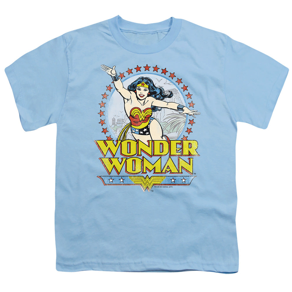 Dc Wonder Woman Star Of Paradise Island Licensed Kid's T-Shirt (Ages 4-7) XS-XL