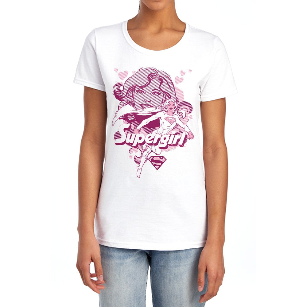 DC Supergirl Licensed Women's T-Shirt Regular Fit LG