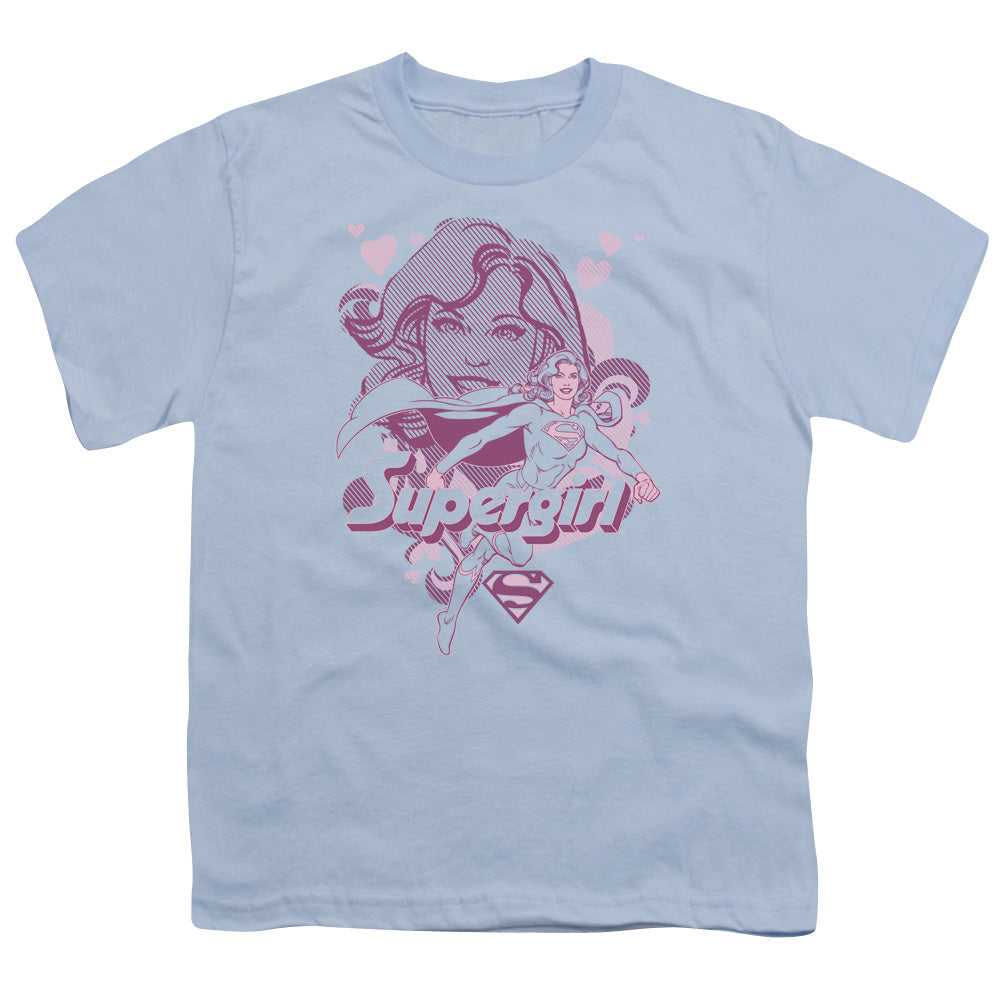 DC Supergirl Licensed Kid's T-Shirt (Ages 4-7) SM-XL