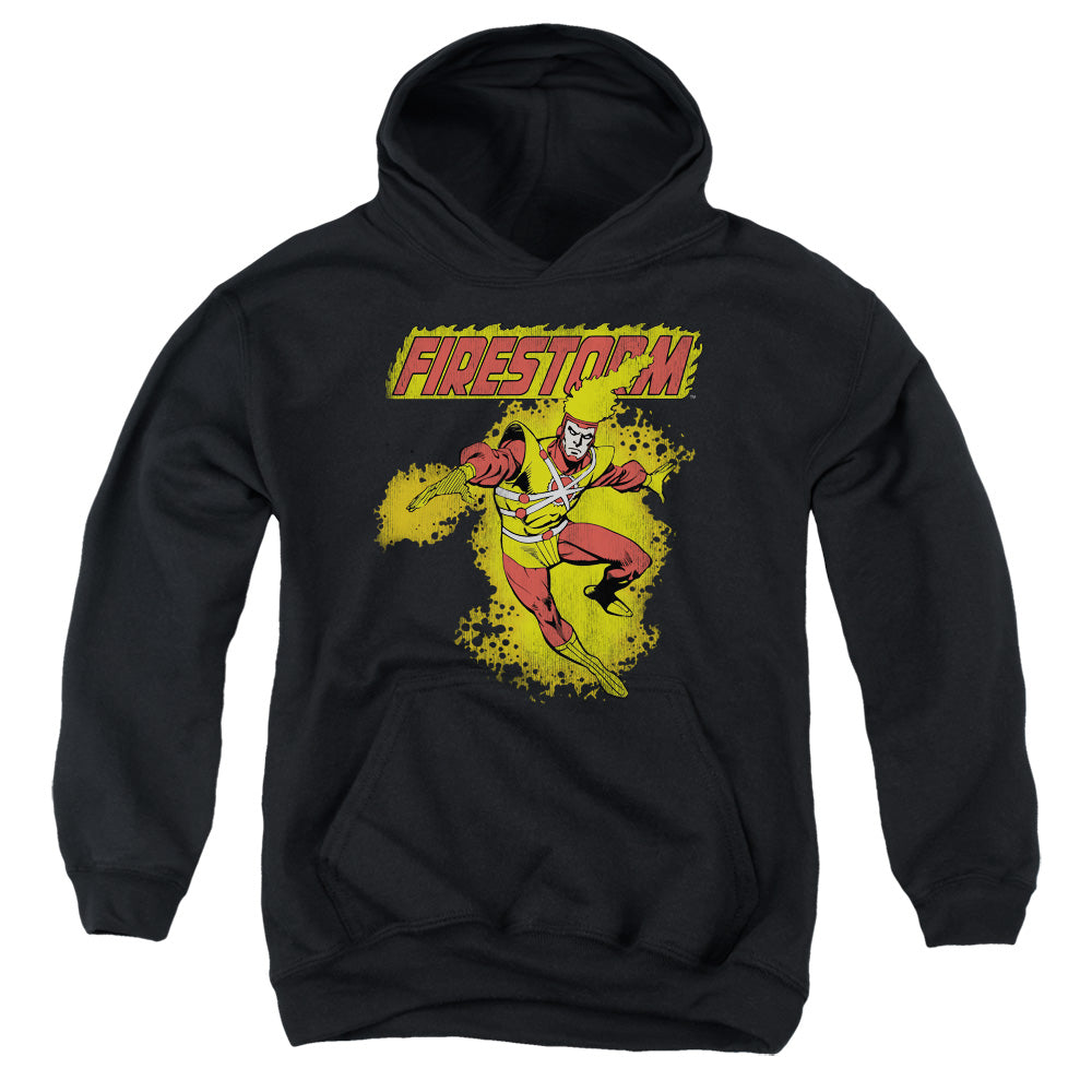 AN OFFCIALLY LICENSED DC FIRESTORM YOUTH HOODIE BLACK