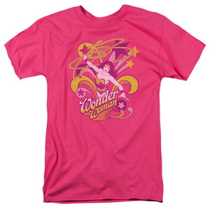 AN OFFCIALLY LICENSED DC SAVE ME MEN'S REGULAR FIT T-SHIRT HOT PINK
