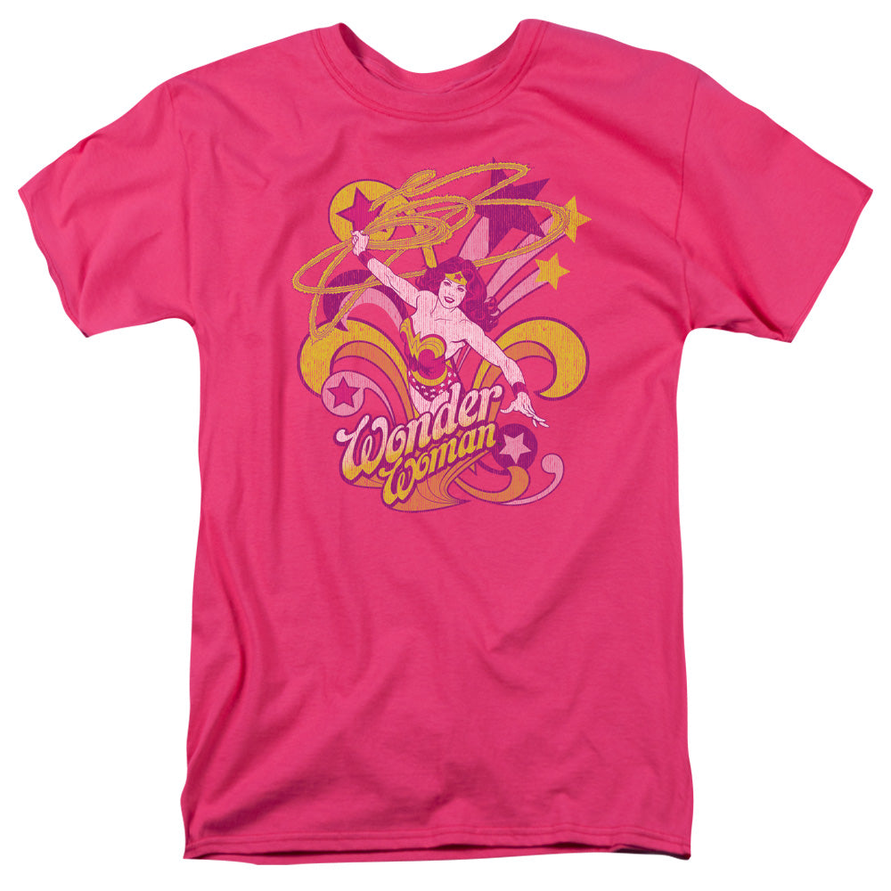 AN OFFCIALLY LICENSED DC SAVE ME MEN'S REGULAR FIT T-SHIRT HOT PINK