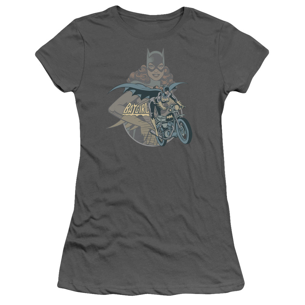 DC Batgirl Biker Licensed Women's T-Shirt Juniors SM-XL