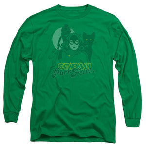 AN OFFCIALLY LICENSED DC PERRFECT! MEN'S LONG SLEEVE T-SHIRT KELLY GREEN