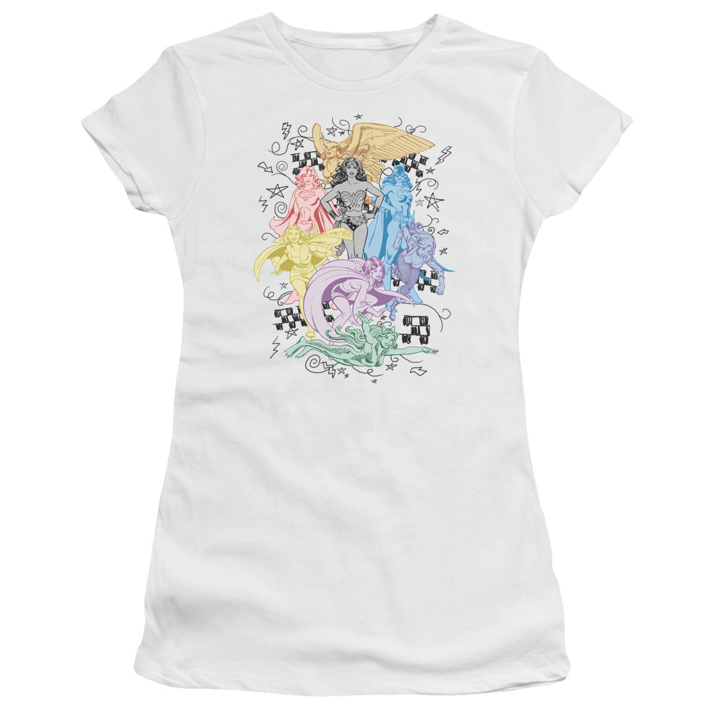 DC Super Licensed Women's T-Shirt Juniors LG