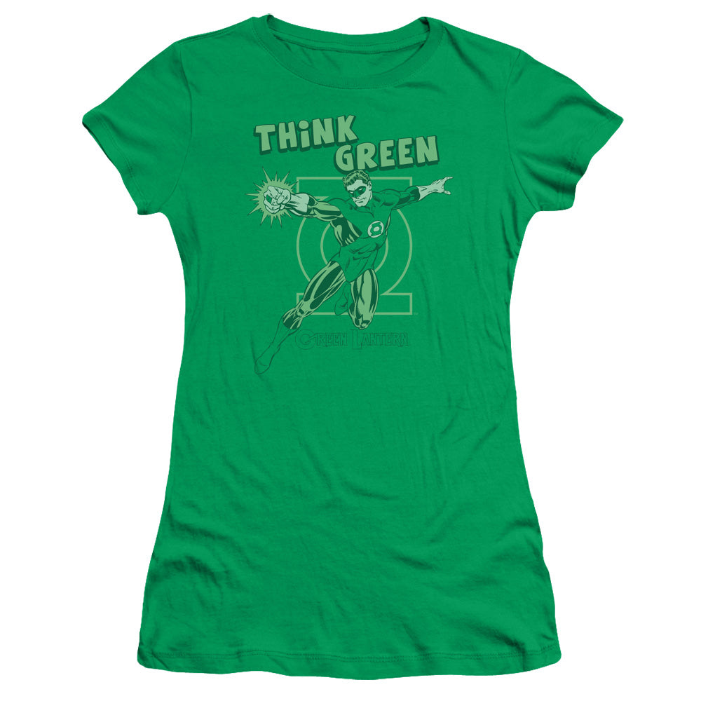 DC Think Green Licensed Women's T-Shirt Juniors MD-LG