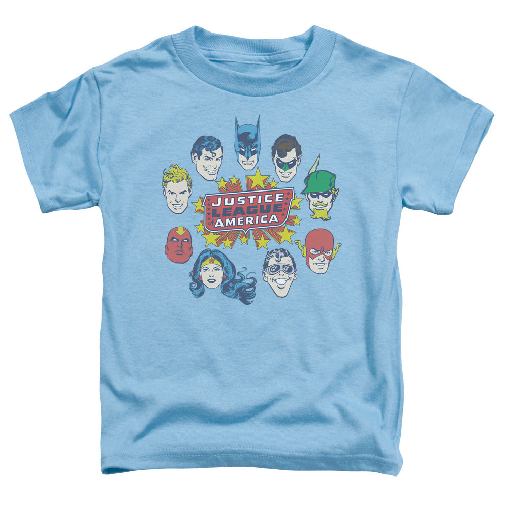 DC Justice Head Circle Licensed Toddler T-Shirt LG