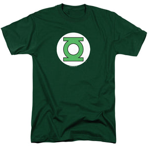 AN OFFCIALLY LICENSED DC GREEN LANTERN LOGO MEN'S REGULAR FIT T-SHIRT HUNTER GREEN