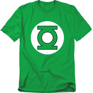 AN OFFCIALLY LICENSED DC GREEN LANTERN LOGO MEN'S REGULAR FIT T-SHIRT KELLY GREEN