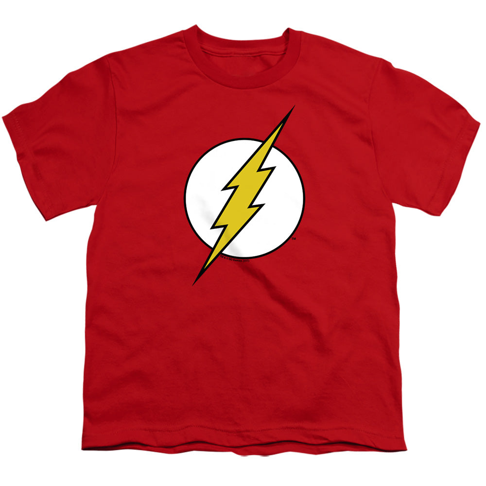 Dc Flash Flash Logo Licensed Kid's T-Shirt (Ages 4-7) XS-XL