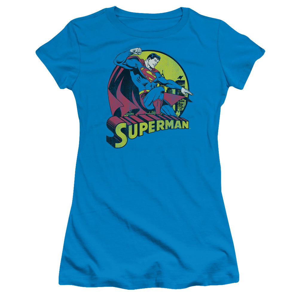 DC Superman Licensed Women's T-Shirt Juniors SM-XL