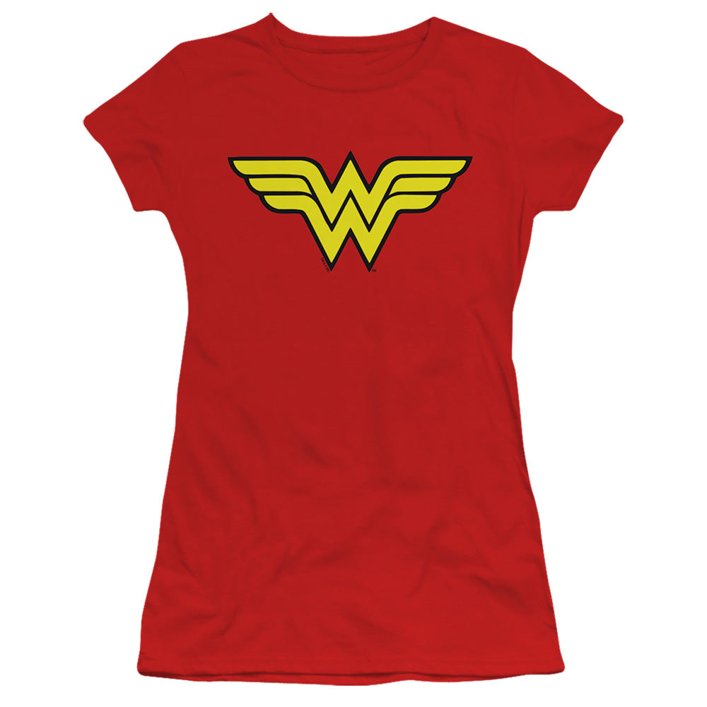 DC Wonder Woman Logo Licensed Women's T-Shirt Juniors SM