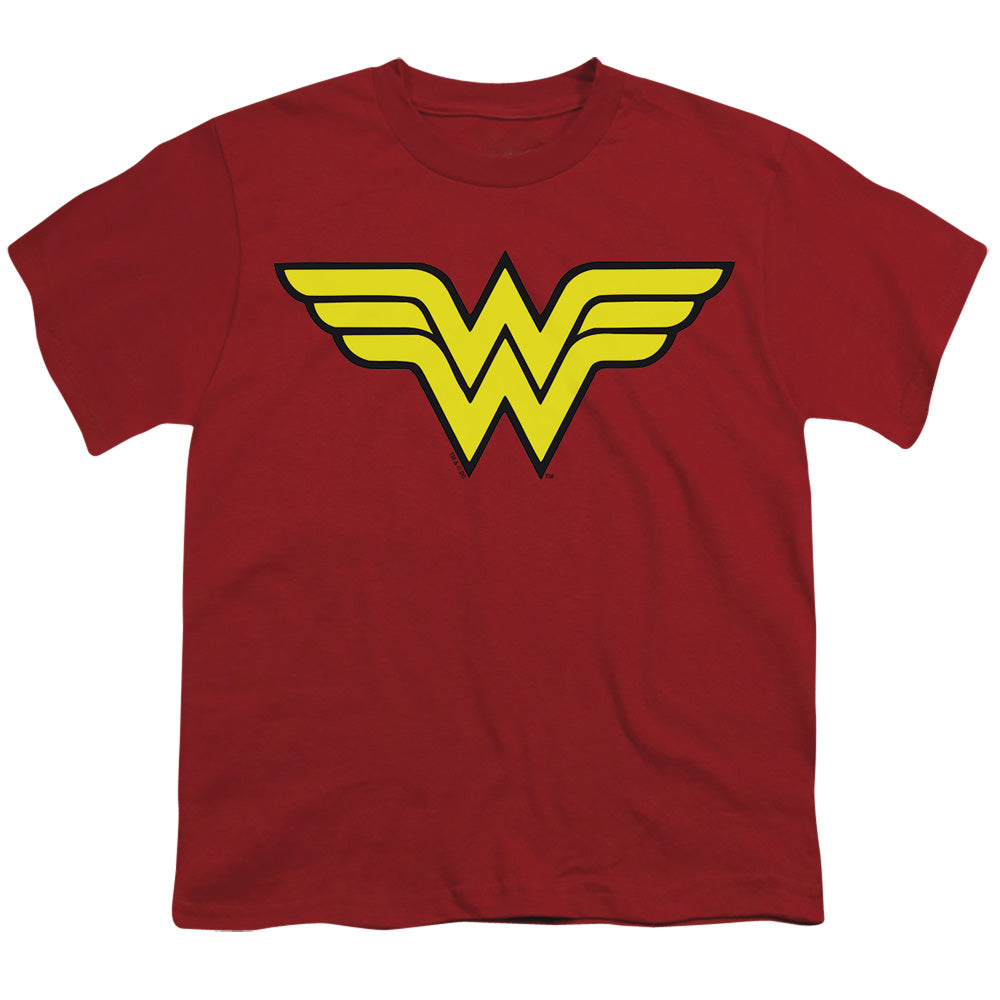 DC Wonder Woman Logo Licensed Kid's T-Shirt (Ages 4-7) XS-XL