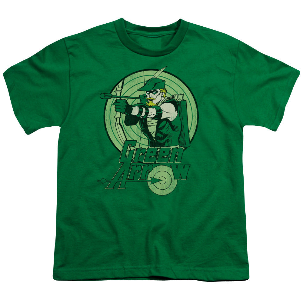DC Green Arrow Licensed Kid's T-Shirt (Ages 4-7) XS-XL