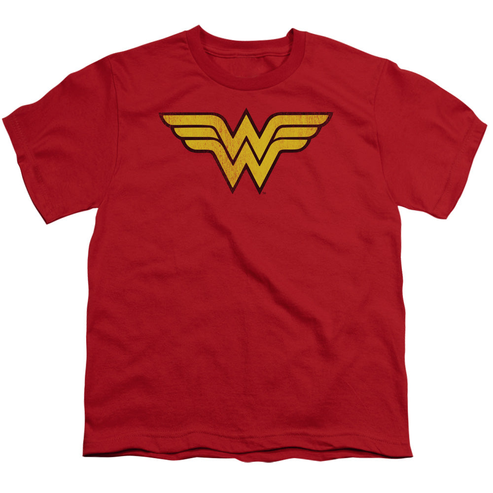 DC Wonder Woman Logo Dist Licensed Kid's T-Shirt (Ages 4-7) XS-XL