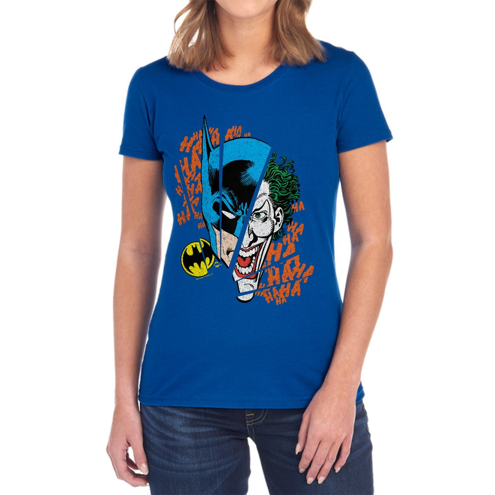 DC Broken Visage Licensed Women's T-Shirt Regular Fit SM-LG