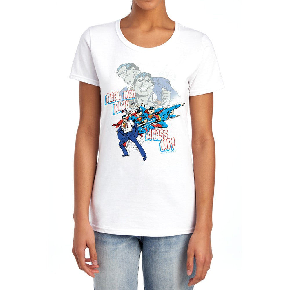 DC Real Men Licensed Women's T-Shirt Regular Fit LG