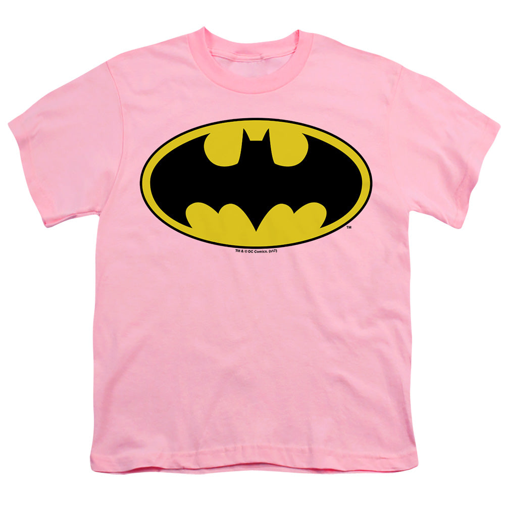 DC Batman Logo Licensed Kid's T-Shirt (Ages 4-7) XL