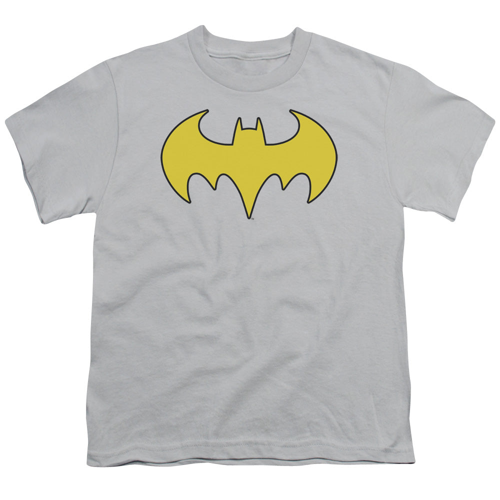 DC Bat Girl Logo Licensed Kid's T-Shirt (Ages 4-7) XS-XL