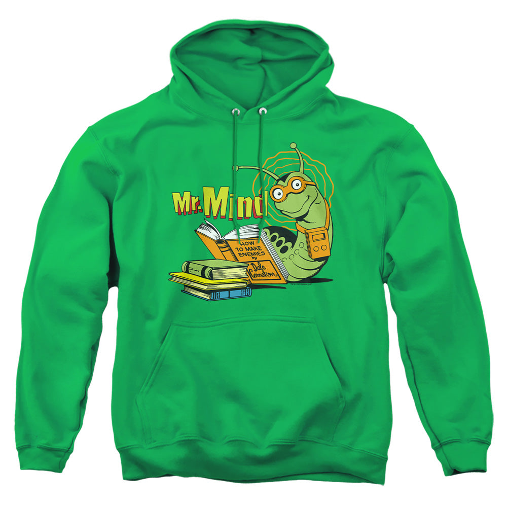 AN OFFCIALLY LICENSED DC MR MIND ADULT UNISEX PULLOVER HOODIE KELLY GREEN
