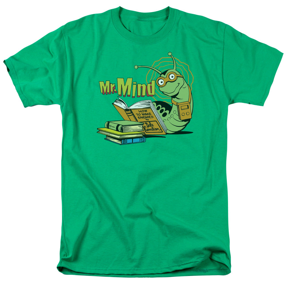 AN OFFCIALLY LICENSED DC MR MIND MEN'S REGULAR FIT T-SHIRT KELLY GREEN