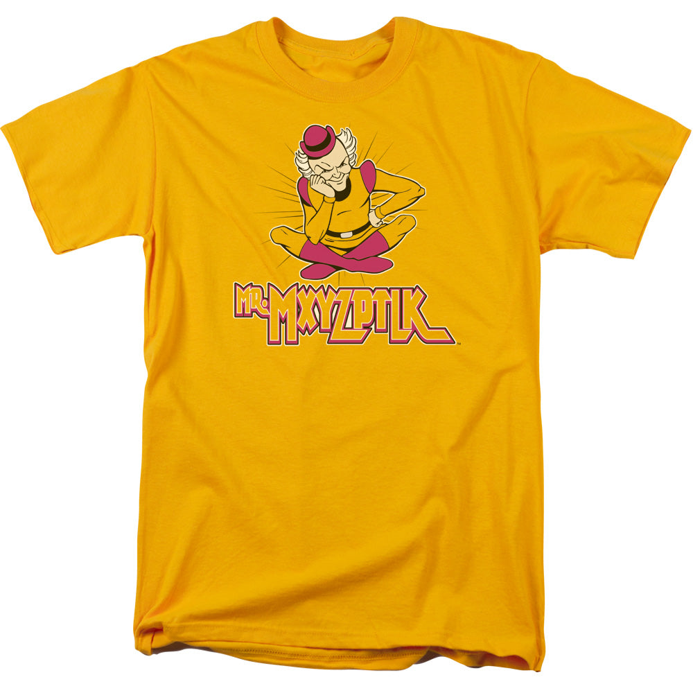 AN OFFCIALLY LICENSED DC MR MXYZPTLK MEN'S REGULAR FIT T-SHIRT GOLD