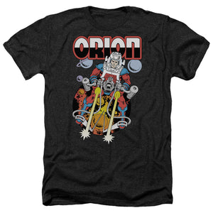 AN OFFCIALLY LICENSED DC ORION MEN'S HEATHER T-SHIRT CHARCOAL
