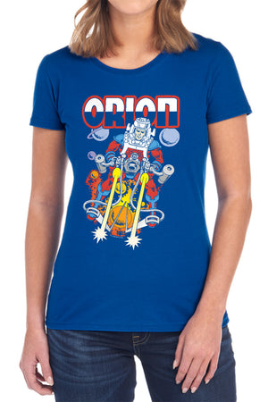 AN OFFCIALLY LICENSED DC ORION WOMEN'S REGULAR FIT T-SHIRT BLACK