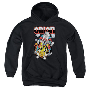 AN OFFCIALLY LICENSED DC ORION YOUTH HOODIE BLACK