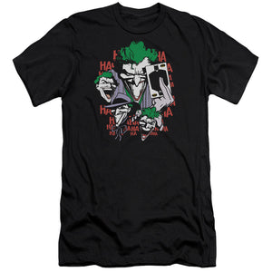 AN OFFCIALLY LICENSED DC FOUR OF A KIND MEN'S PREMIUM SLIM FIT T-SHIRT BLACK