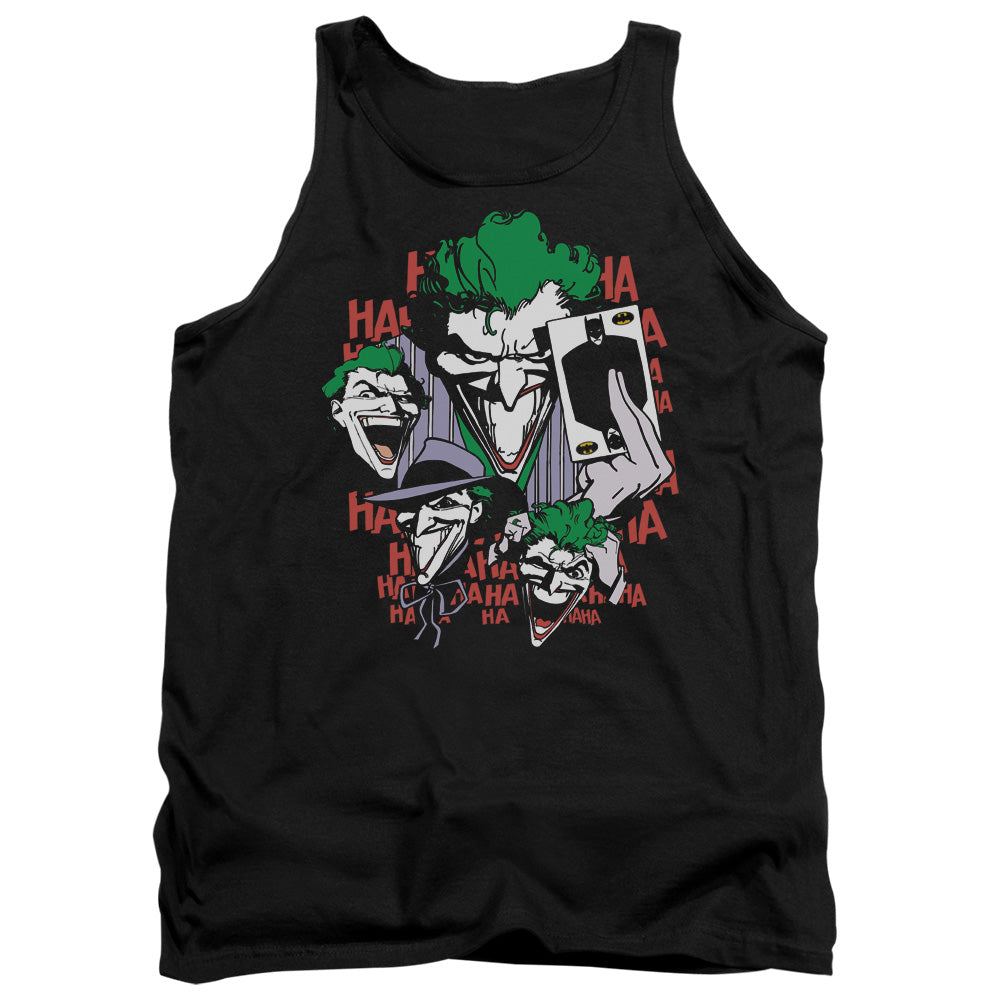 AN OFFCIALLY LICENSED DC FOUR OF A KIND ADULT UNISEX TANK TOP BLACK